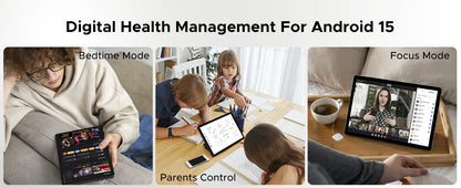 DOOGEE T36 Smart Tablet PC Android 15 12'' Display 32GB RAM (8GB+24GB) 256GB Unisoc T620 Octa Core 8800mAh Battery Widevine L1.