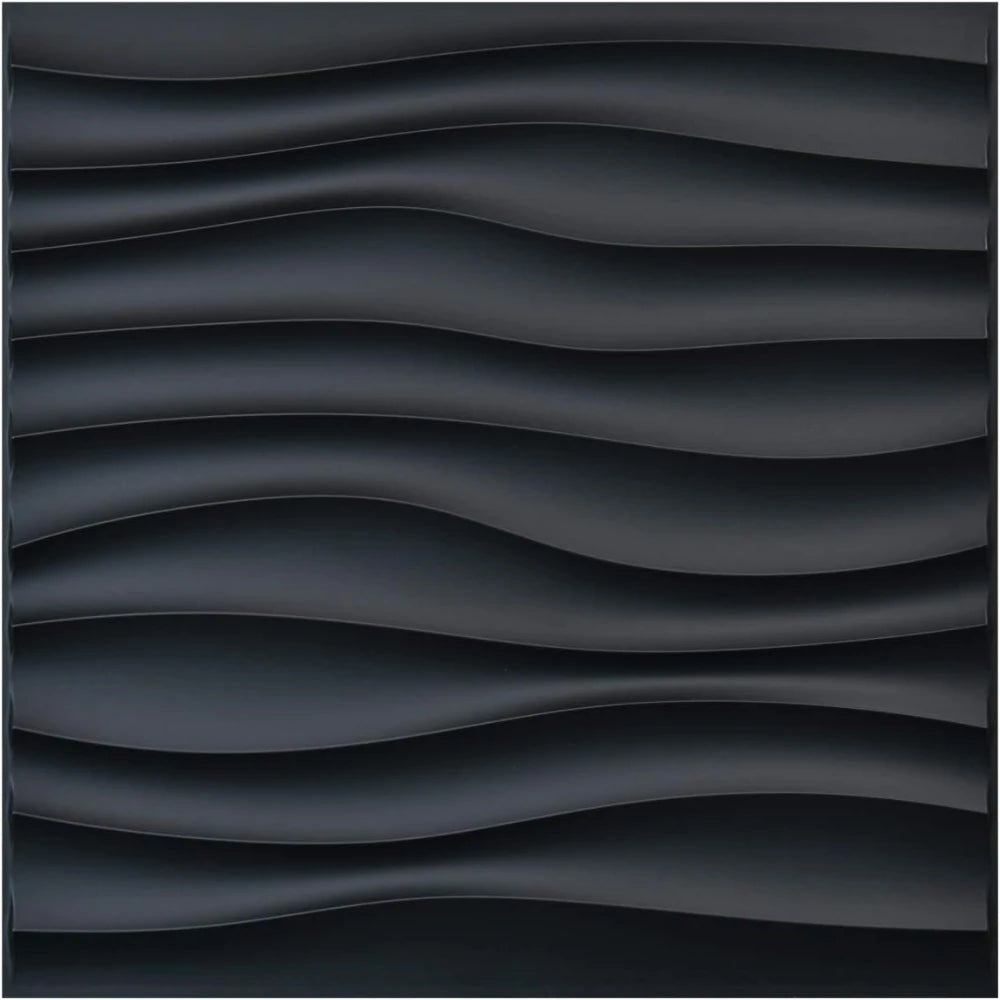 10pcs Diamond Design Decorated 3D Wallpanel, 30cmx30cm Matte White/Black, Diy Home Decoration Wallboard