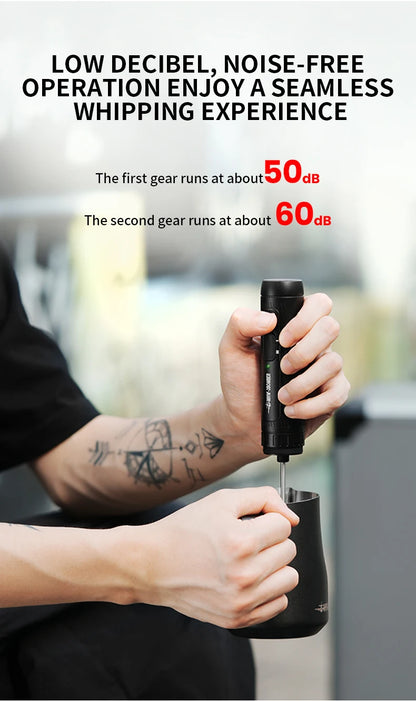 MHW-3BOMBER Official Electric Milk Frother Portable Home Barista Tools Kitchen Accessories