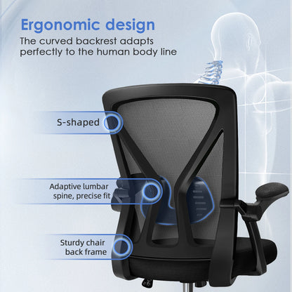 aiibottech Bürostuhl Ergonomische Liege 90er ° -125 ° ,Schreibtischstuhl mit Lordosenstütze, verstellbarer Computerstuhl, Wohnzimmerstühle