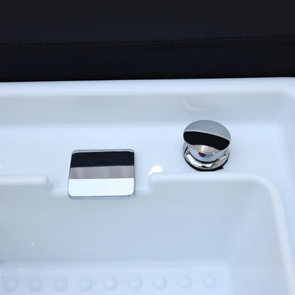 XinSheng Elektrisch verstellbares Lift-Shampoo-Bett, Massagetisch, All-in-One-Salon-SPA-Massagebett mit Haarwaschbecken und Fußbad