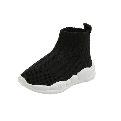 Kids Sock Shoes Knitted Fashion High Top Sneakers for Boys Girls Casual Sport Sock Sneakers 2-6 Years Children Tennis Shoes.