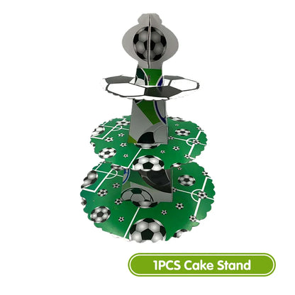 Fußball Geburtstag Dekoration Party Supplies Geschirr Luftballons Set Süßigkeiten Geschenkboxen Fußball Geburtstagsgeschenke Kinder Geburtstagsgeschenke