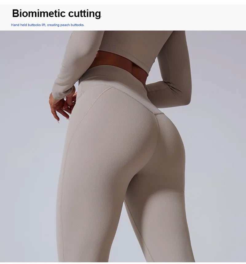 Cloud Hide Blue Sports Leggings Plus Size Long Yoga Pants Women Gym Fitness Running Flared Trousers High Waist Workout Tights.