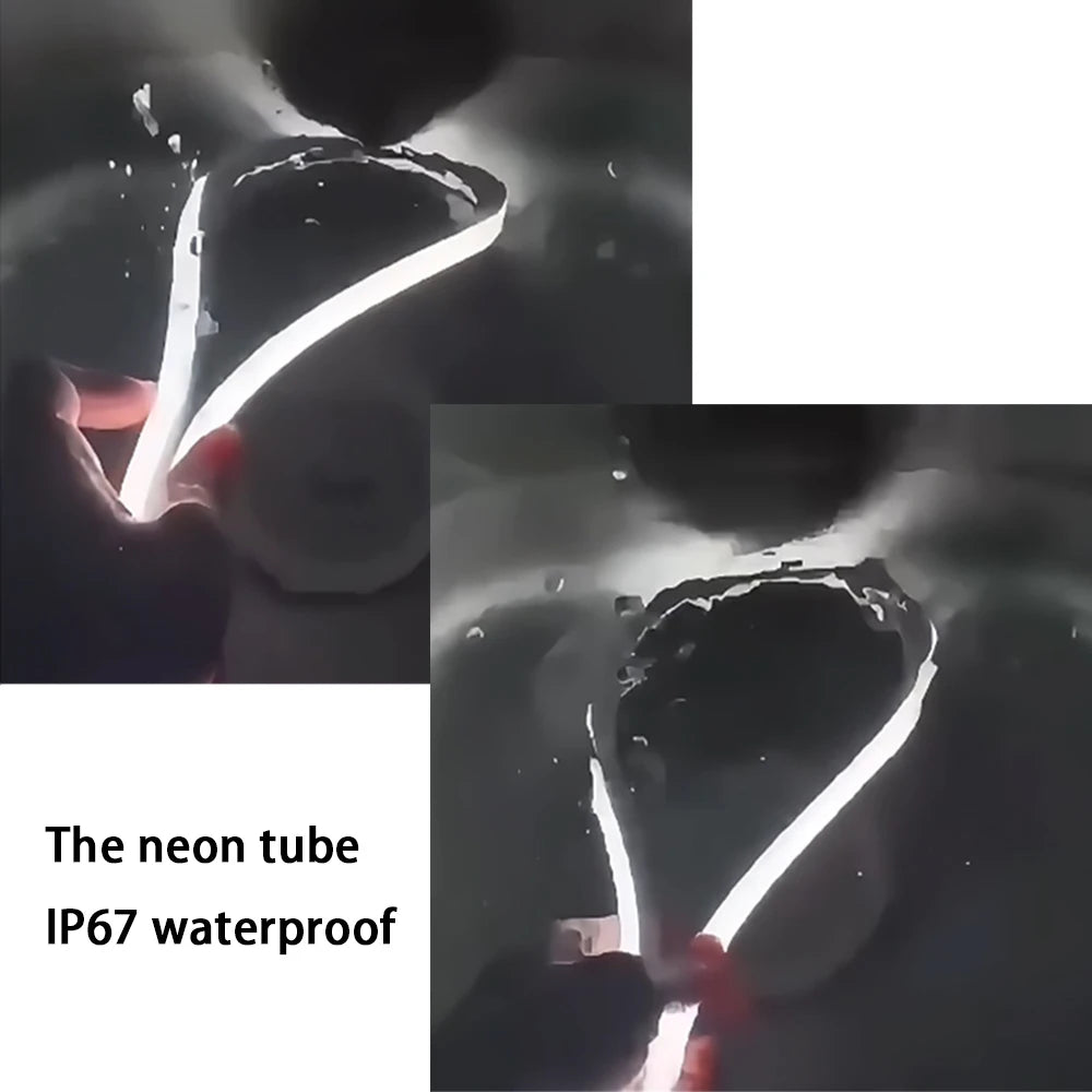 IP67 Waterproof Led Neon Silicone Flexible Light Tube Suitable for 5mm 8mm 10mm 12mm PCB WS2812B WS2811 5050 RGB Light Strip.