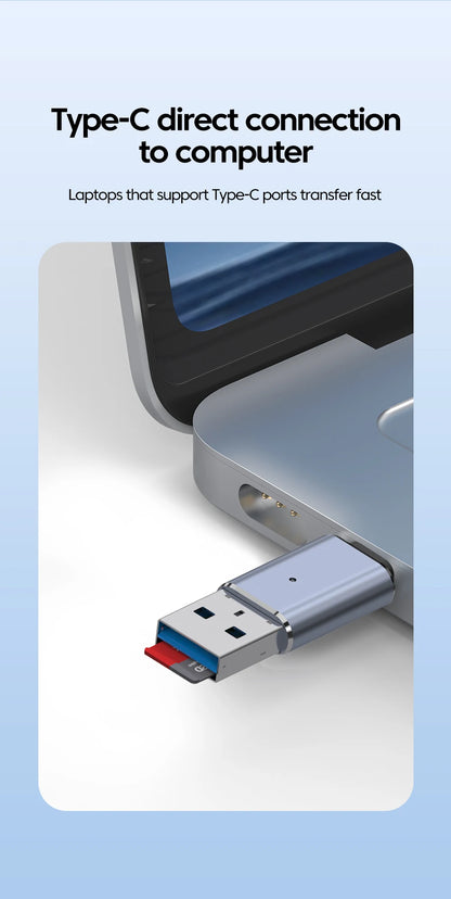 Elough USB 3.0 Card Reader SD TF Card Reader Lightning adaptador usb a tipo c High Speed Cardreader For iPhone Accessories.