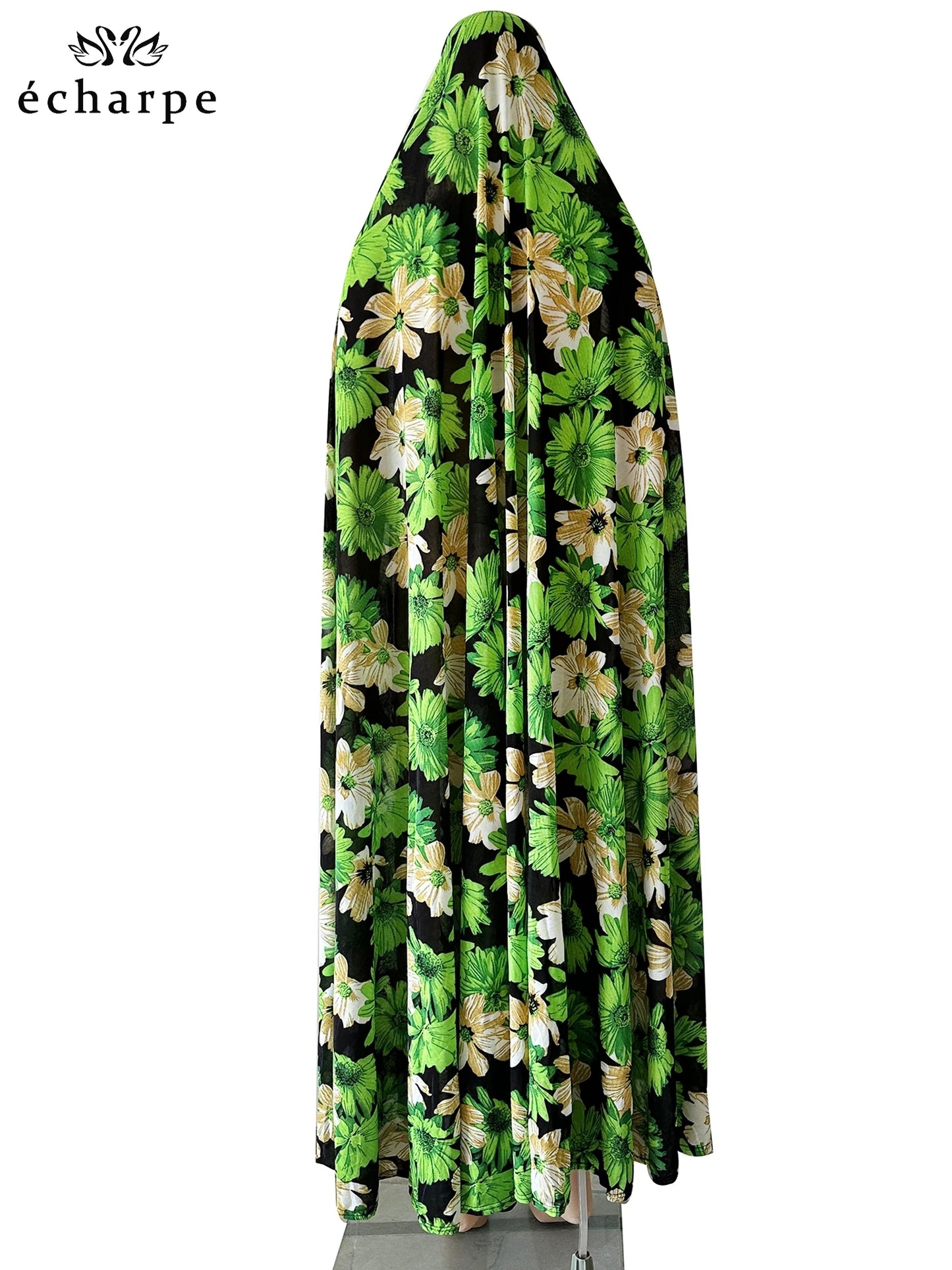 6XL Ramadan Muslim Pullover Sleeveless Dress Women Prayer Garment Arab Jibab Dubai Abaya Islamic Femmel Khimar Worship Robe