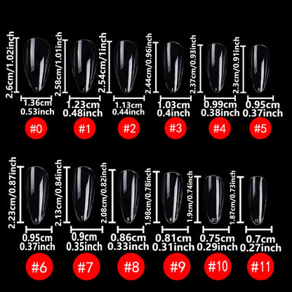 120PCS- Semi-frosted short almond clear fake nails, whitening nail art set with removable fake nails for festivals, parties, dat.