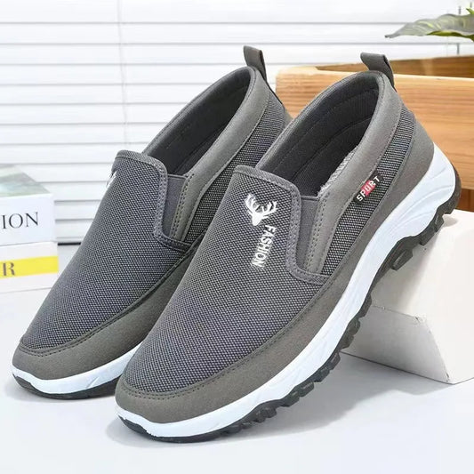 Männer Laufen Wandern Turnschuhe Atmungsaktive Orthopädische Reise Plimsolls Rutschfest Bequem für Outdoor-Aktivitäten Wandern Spazierengehen