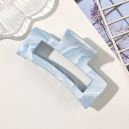 1/3/4/6 Pcs Medium Hair Claw Clips for Women Girls, Pink Strong Hold Matte Square Hair Clips for Thick Thin Hair