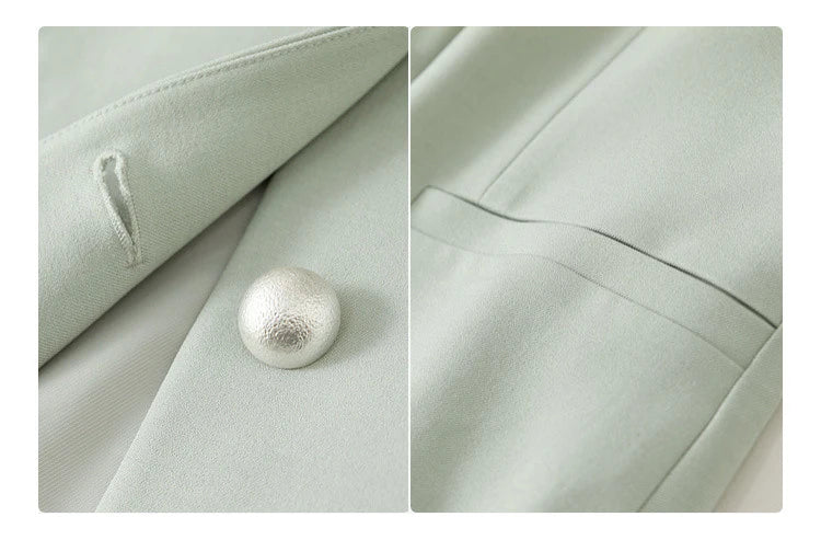 SENTUBILA 3 Piece Blazer Pant Suit Sets Women 2025 Autumn Suit Jacket Waistcoat Dress Pant Office Outfit Matching Set 141Z53565.