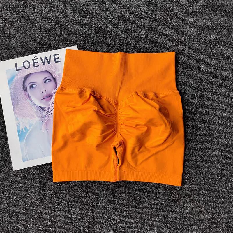 Summer Yoga Shorts Women Fitness Shorts Breathable Sports High Waist Running Shorts Cycling Shorts Workout Gym Sports Shorts.