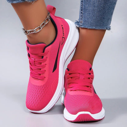 Frühlingsneue Damen-Sportschuhe, modisch, atmungsaktiv, leicht, rutschfest, verschleißfest, lässige Sportschuhe, flache Schuhe.