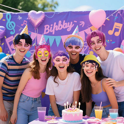 12 stücke Kpop Dämon Jäger Maske Kinder Geburtstag Party Cosplay Party Fotografie Requisiten Dekorationen Mädchen Jungen Halloween Party Geschenke.