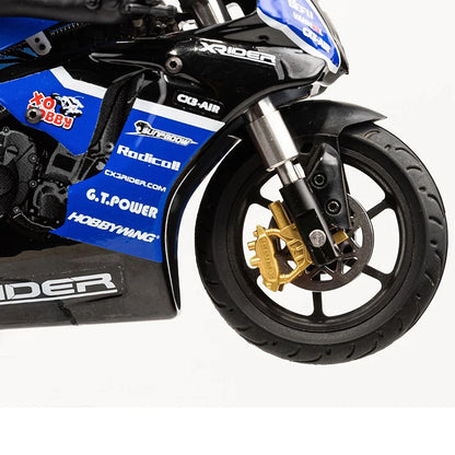 RC X-Rider 1/10 Remote Control GP Motorcycle CX3-EVO Brushless with Gyroscope High Speed Violence Model Rc Cars for Adults.