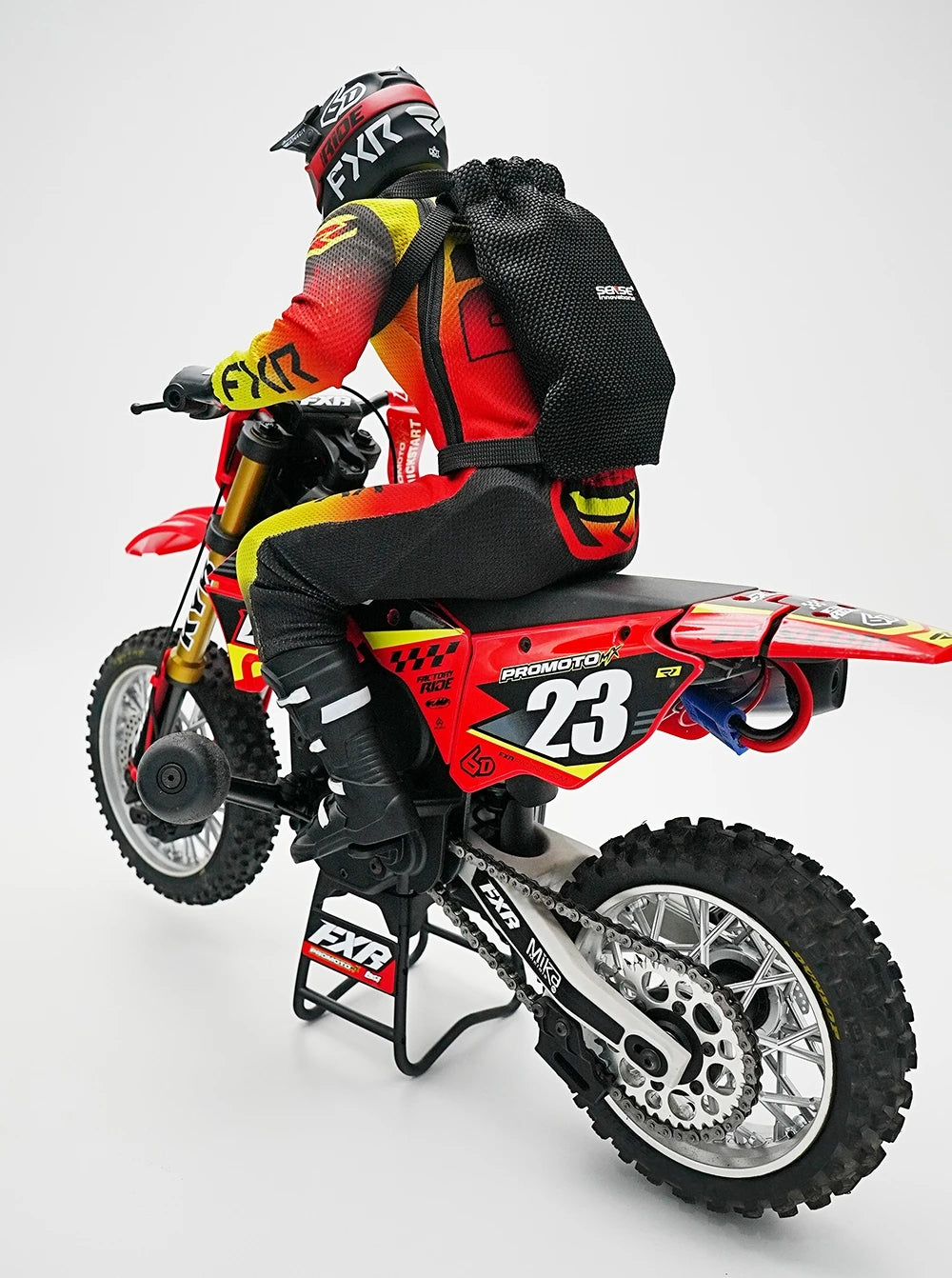 Ess-one+ Simulation Sound Group Engine Sound With Backpack For Losi 1:4 Promoto-mx Electric Remote Control Motorcycle Model Car.