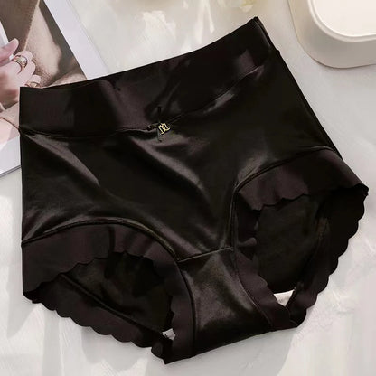 Silk Panties Nice Briefs Soft Underwear Women's Mid rise Elegance Girls Sexy Lingerie