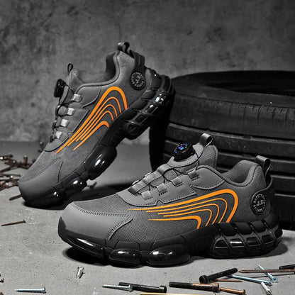 Men's Military Tactical Boots Army Boots Men Side Zipper Military Boots Men Anti-Slip Ankle Boots Work Safety Shoes Hiking Shoe.