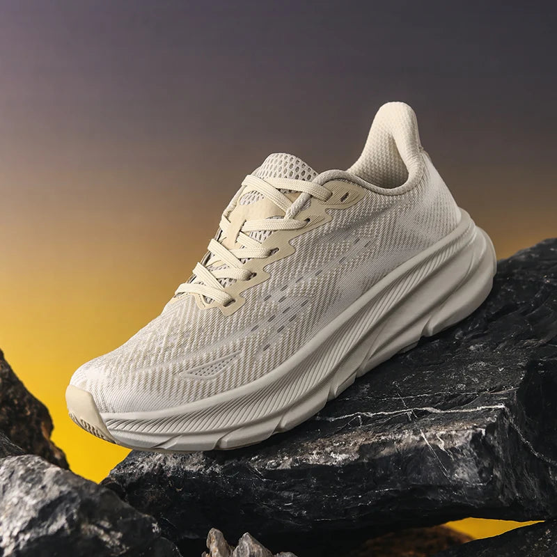 Men's Running Shoes Luxury shoes Couple Outdoor Sneakers Cushioning Breathable Mesh Off-road Trainer Shoes Race Non-Slip Fashion.