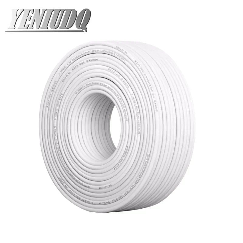 1/5/10/20meter Food Grade 1/4" 3/8" PE OD NSF Certified Tubing for Reverse Osmosis De-ionized Water Purifier Filtration Systems