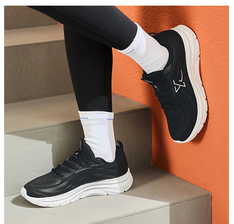 Xtep 299 Leather Running Streamline For Women 2024 Winter Running Shoes Leisure Training Sneaker(Suggest 1 size up) 876418110021.