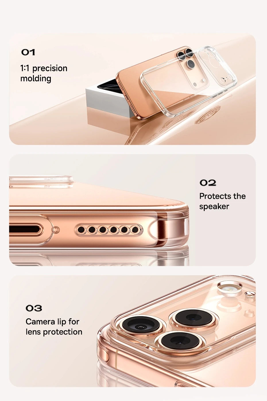 Baseus Clear TPU Case for iPhone 17 16 15 14 13 12 11 Pro Max Plus Air Soft Transparent Phone Cover Soft Thin Protective Case.