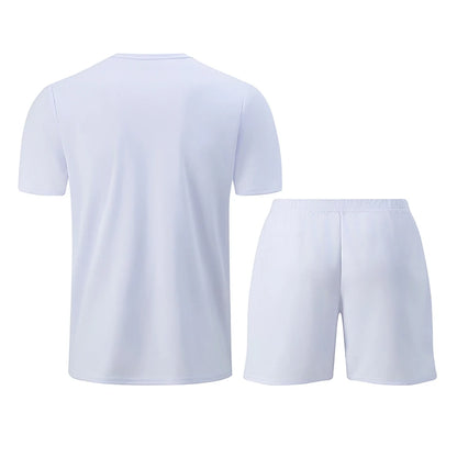 1/2/4 Piece Men's Quick Drying Sports Suit Casual Breathable Short Sleeved T-shirt Pocket Versatile Shorts For Teenagers To Wear