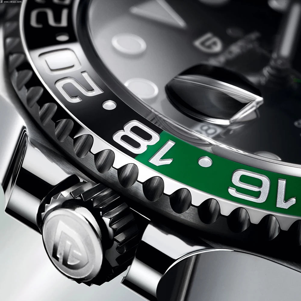 PAGANI DESIGN V3 Version GMT Watches Men's Luxury Sapphire Automatic Mechanical Watch 40MM Stainless Steel Waterproof Watch.