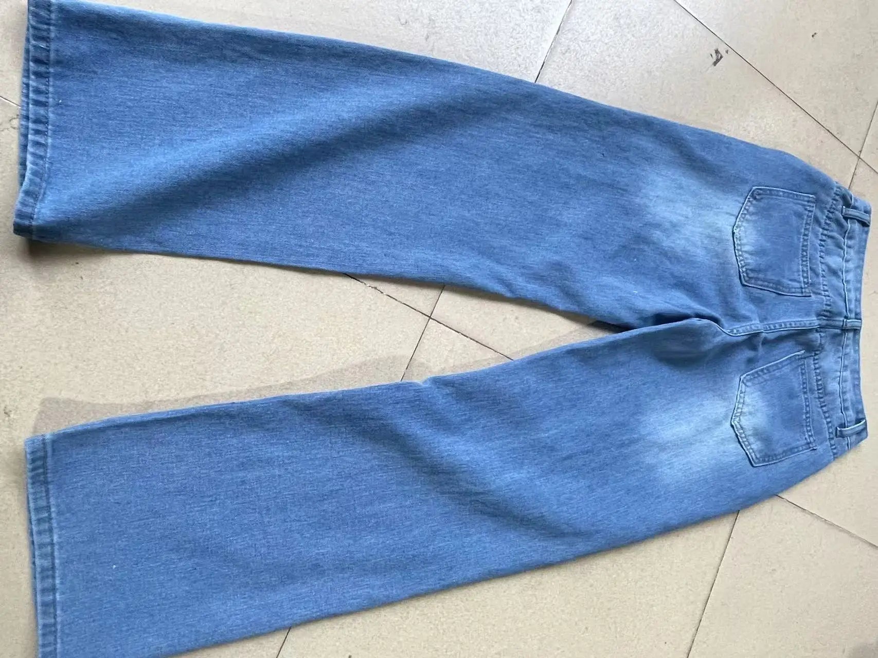 Denim Pant Women Mom Jeans Wide Leg Long Pants High Waist Straight Trousers Y2k Streetwear Elegant Splice Club Punk Casual.