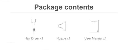 Original Xiaomi Mijia H501 High Speed Anion Hair Dryer Wind 62m/s 1600W 2min Quick Drying Professional Hair Care Negative Lon