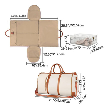 1pc faltbare Damen reise bequeme Handgepäck tasche große pu Leder Reisetasche Damen Geschäfts reisetasche.