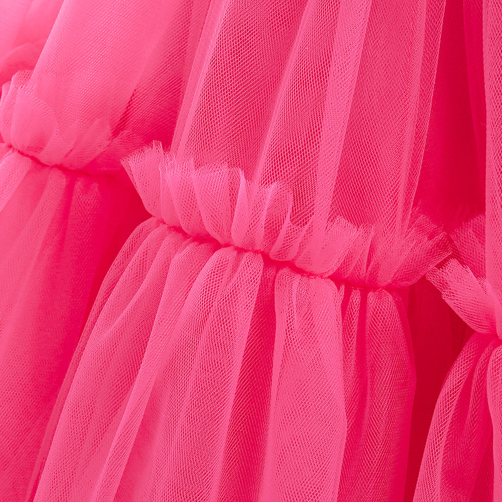 Formelle Abendkleider für Kinder, elegante Partykleider für Mädchen, Kleider mit abnehmbarem Prinzessinnenkleid.