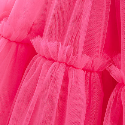 Formelle Abendkleider für Kinder, elegante Partykleider für Mädchen, Kleider mit abnehmbarem Prinzessinnenkleid.