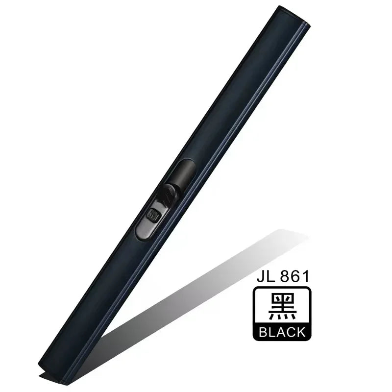 2024 Outdoor Barbecue USB Arc Lighter Rechargeable Long Kitchen Gas Stove Lighter Windproof Plasma Arc Flameless Lighter.