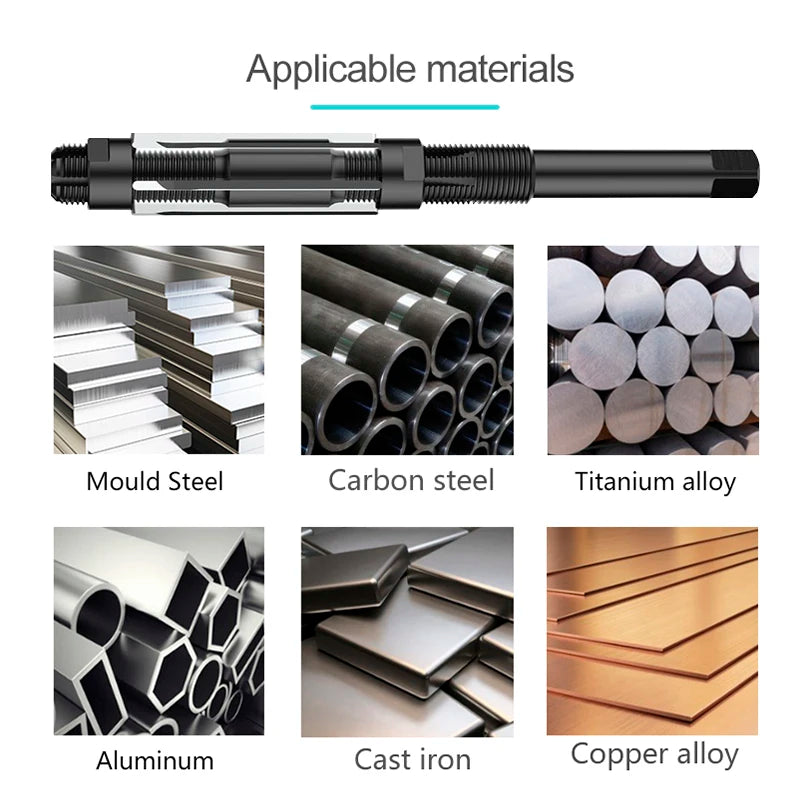 XCAN Einstellbare Hand Reibahle Maschine Schneiden Werkzeuge 6 7 8 9 10 11 12 13 15 17 19 21 23 26 29 30mm