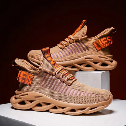 MAEDEF Shoes Men Sneakers Breathable Women Running Shoes Lightweight Anti-slip Sports Shoe Outdoor Lace Up Tennis Women Sneakers