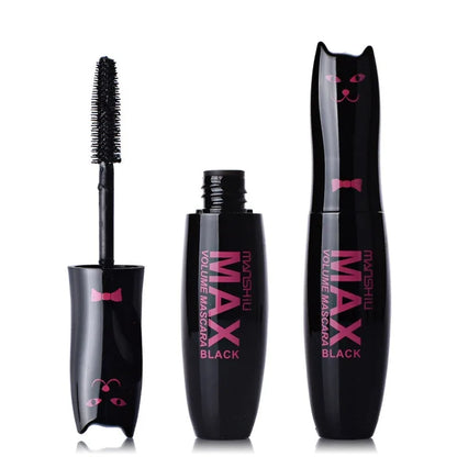 1PCS Fashion Original Max Volume Mascara Black Water-proof Curling And Thick Eye Eyelashes Makeup 4d Fiber Lash Mascara Beauty.