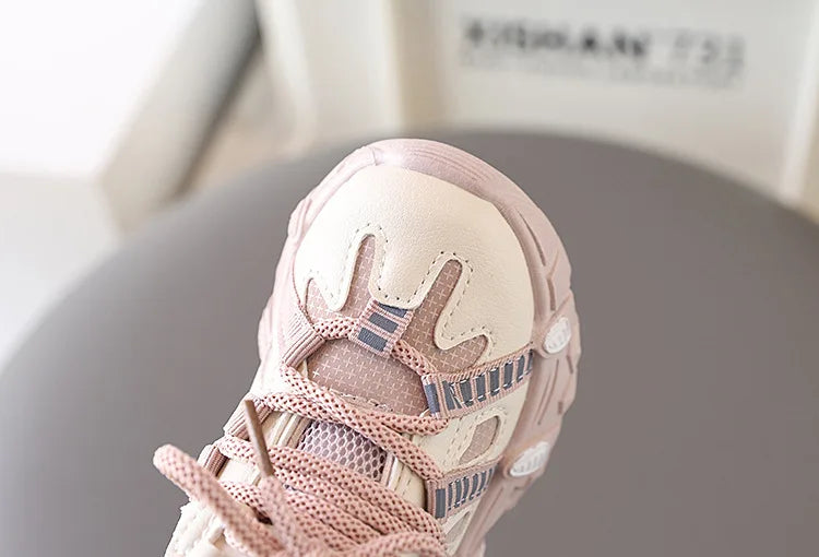 Oulylan Children Casual Shoes Thick-soled Sports Shoes Infant Footwear Boy Sneakers Breathable Non-slip Baby Shoes.