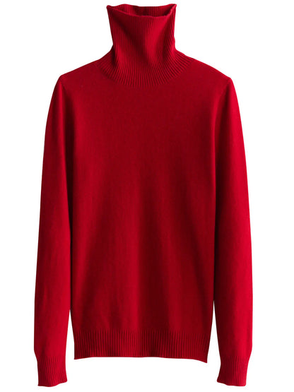 Gestrickte Pullover Kaschmir Pullover frauen 100% Merino Wolle Rollkragen Mode Pullover Winter Herbst Jumper Top Weibliche Kleidung