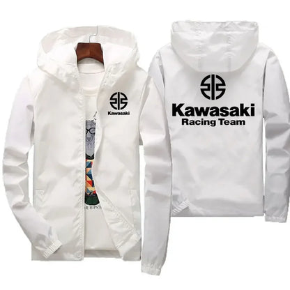 Kawasaki Logo Motorcycle Racing Team Men Jacket Coat Spring Autumn Women Jackets Clothes 2025 New Fashion Couple Clothing Coats.