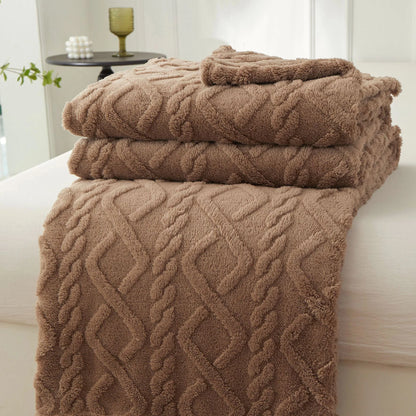 New Winter Blanket Home Warm Sherpa Soft Sofa Cover Throw Newborn Wrap Kids Bedspread Travel Textile Fleece Thick Warm Blanket.