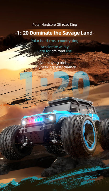 ZLL SG201 MAX 1:20 High Speed Drift Racing Car 70KM/H Brushless Motor 4WD RC Off Road Car Monster Trucks Toys For Kids Gifts.