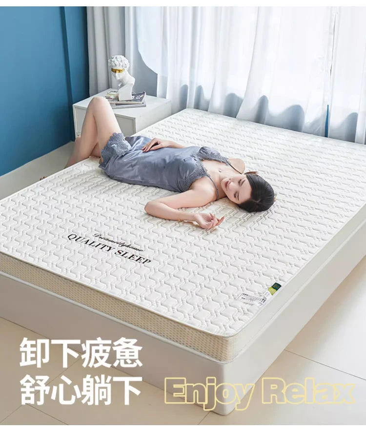 Latex-Schwammfüllung, Matratze, Bodenmatte, faltbar, langsamer Rückprall, Tatami-Baumwollbezug, Tagesdecken, 4/7 cm dicke, weiche Matratzen