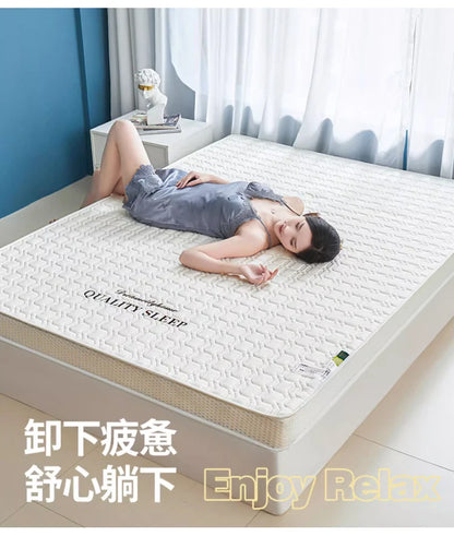 Latex-Schwammfüllung, Matratze, Bodenmatte, faltbar, langsamer Rückprall, Tatami-Baumwollbezug, Tagesdecken, 4/7 cm dicke, weiche Matratzen