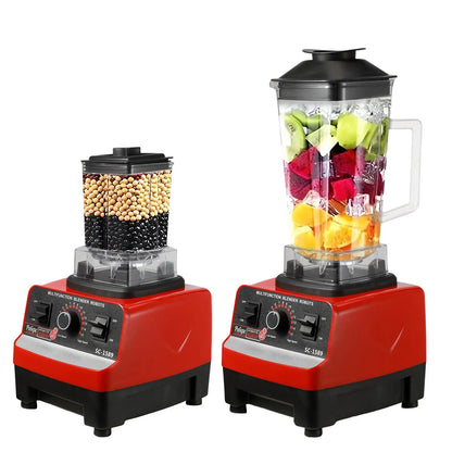 2000W Heavy Duty Commercial Blender Stationary Mixer Food Processor Ice Smoothies for Kitchen High Power Juicer Blender BPA Free.