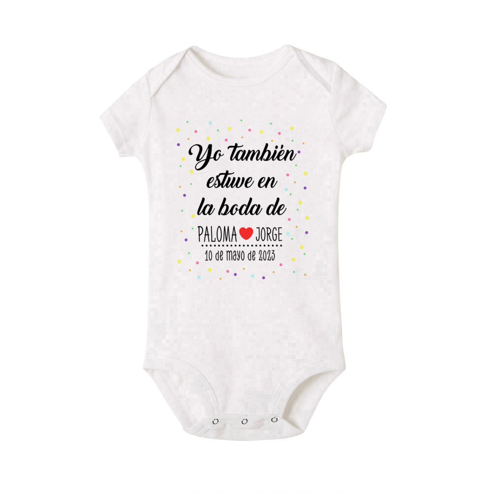 Personalisierter Baby-Body „I Also Attended The Wedding“, individueller Name, Baby-Overall, Hochzeit, Kleinkind, Kleinkind, Junge, Mädchen, Strampler, Outfits.