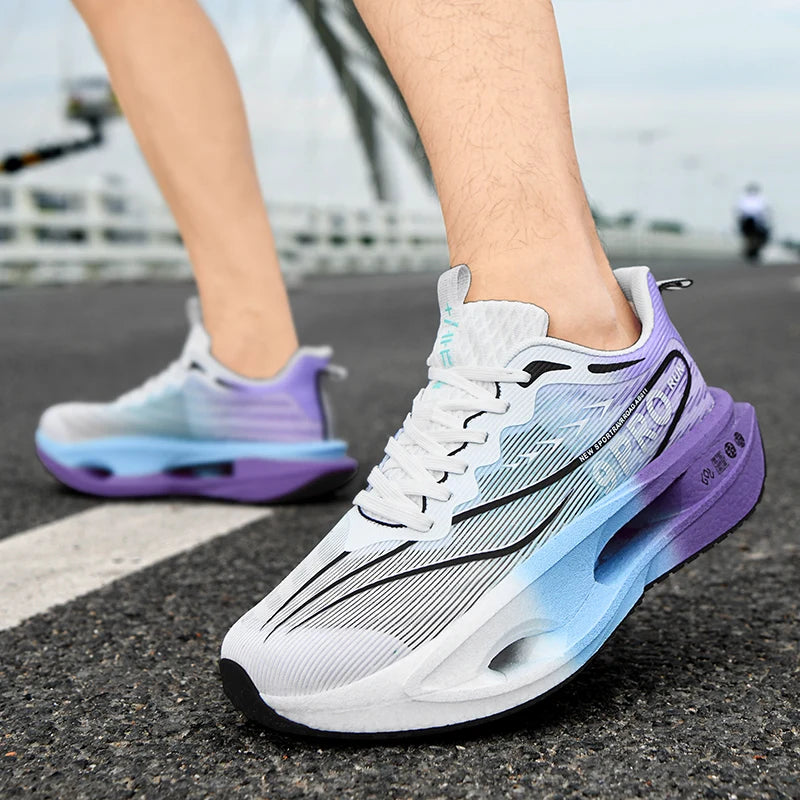 Cushioning Running Shoes 9PRO for Men Carbon Board Sneakers Outdoor Training Sports Lightweight Breathable Shoes Women's 2025.