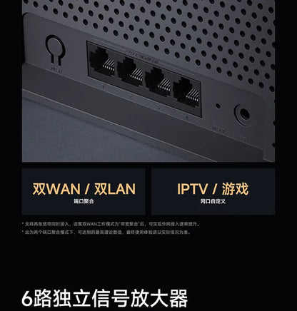 Xiaomi Router BE6500 Wi-Fi 7 4-Core 2.5G Ethernet Port lOT Intelligent Linkage Mesh Networking MLO Dual Bands Mijia APP Control