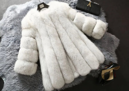 Herbst Faux Pelz Jacken für Frauen Lange Puff Sleeve Frau Mantel Solide Kurze Wärme Oberbekleidung Klausel Damen Elegante Streetwear