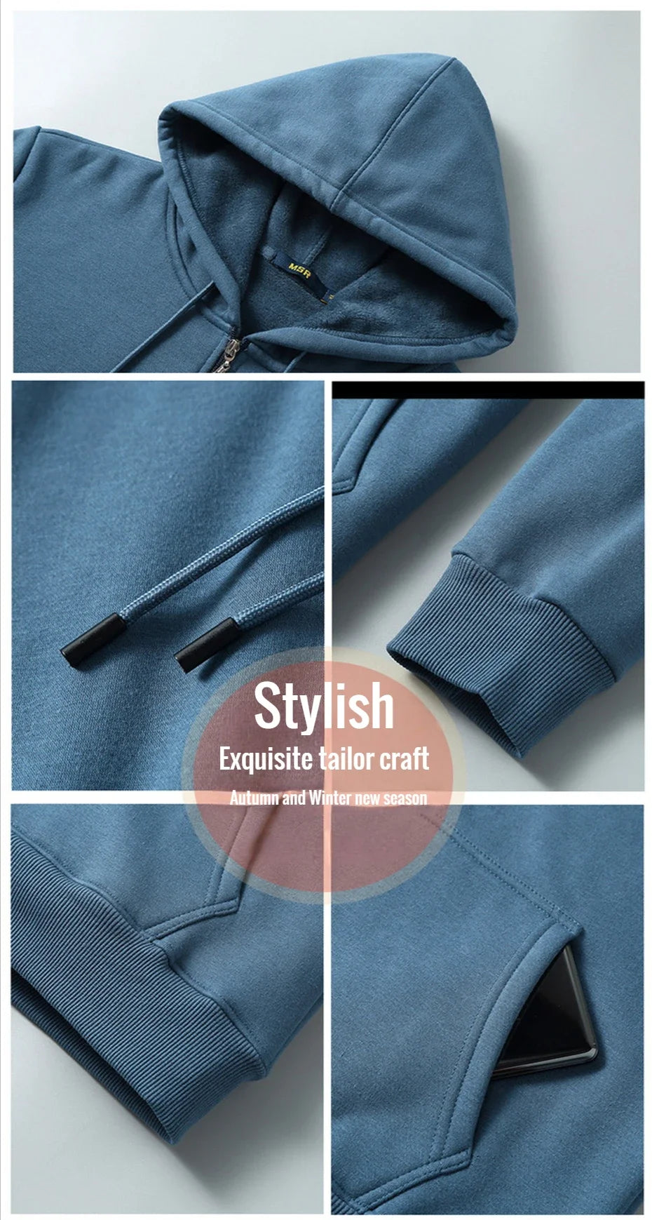 Big Size Hoodie Men Hood Long Sleeve Sweatshirt Male Zip-up Loose Cotton Fleece-lined Casual Top Zipper Large Fat Plus 10XL 12XL.